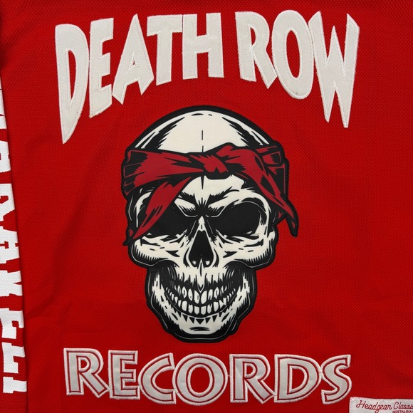 Headgear Classics Jersey Mens Tupac Shakur Death Row Records Hockey Small - Picture 3 of 12